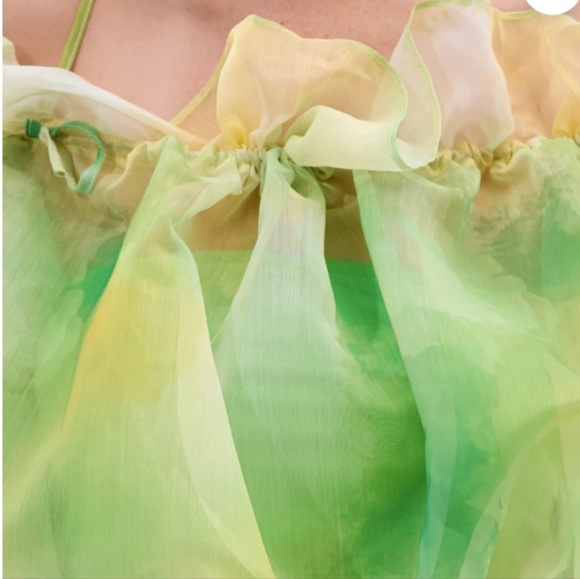 AKIRA LIMONE CHIFFON BLOUSE NWT - Picture 7 of 9